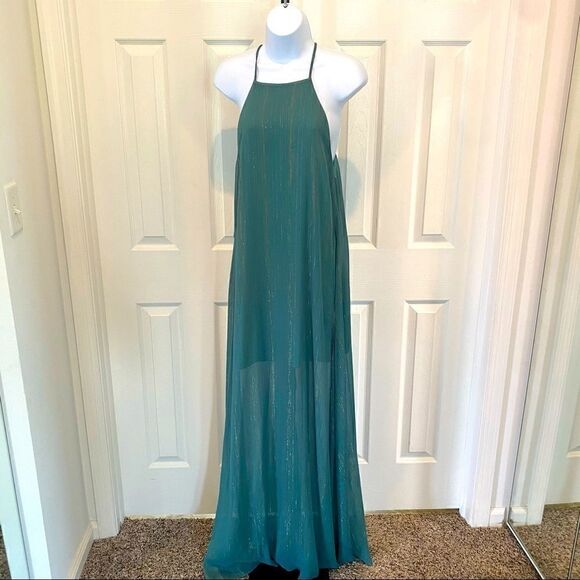 Sparkle & Shine Sage Bronte Maxi Dress (S) - Picture 4 of 10